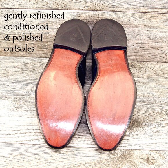 Allen Edmonds CARLYLE Plain Toe Oxford 11 D Black * add $15 new Trees - Picture 3 of 13